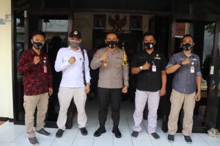 Kapolres Ciamis Silaturahmi Kamtibmas dan Monitoring Tahapan Pilkada Pangandaran
