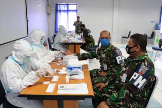 Deteksi Dini, RSAU dr.Nourman T Lubis Lanud Sulaiman Lakukan Rapid Test