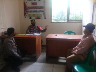 Kapolsek Banjaran Pantau Pos Covid-19 dalam Penerapan PPKM Skala Mikro di Wilkumnya