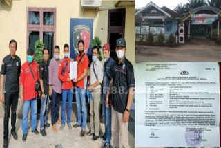 Diduga Imtimidasi Jurnalis, Kades Tanjung Jaya dilaporkan ke Polres Lampung Tengah