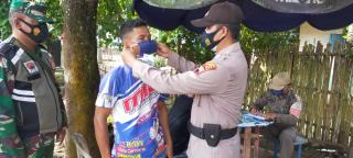 Razia Masker di Pertigaan Mergo Dayeuhluhur