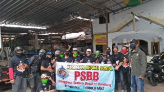 Peduli Covid-19, Komunitas PSBB Rutin Lakukan Penyemprotan Disinpektan di Wilayah Timur Kota Bandung