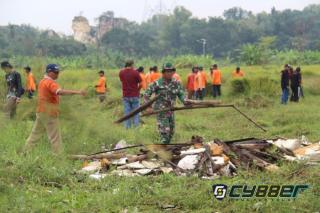 Kodim 0723/Klaten Hadiri Gerakan Klaten Asri Melalui Karya Bakti di Rowo Jombor
