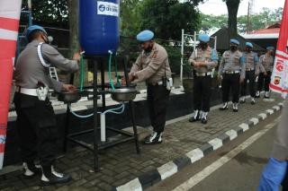 Polda Jabar Tegakan Disiplin Protokol Kesehatan Internal