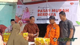 Semarak Kemerdekaan, Rumah Zakat dan Koperasi Merah Putih Gelar Pasar Murah Berdaya di Rawa Arum