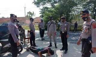 Tanpa Lelah Polsek Kertajati Polres Majalengka Polda Jabar Gelar Ops Yustisi, Disiplinkan Prokes