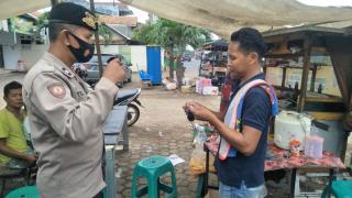 Polres Indramayu Polda Jabar Gencar Edukasi Sosialisasi 3M Protokol Kesehatan