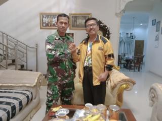 Danramil 17/Dayeuhluhur Kodim 0703, Cilacap, Kapten Infanteri Agus Wantoro Menjalin Silaturahmi Bersama Tokoh Masyarakat Dayeuhluhur