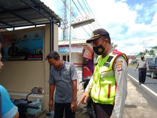 Polres Ciamis Polda Jabar Sampaikan 3M Dengan Cara Sederhana