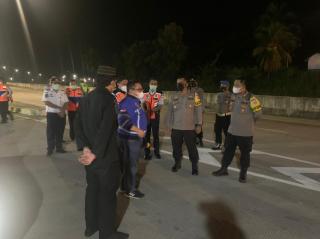 Kapolres Lamsel Sambut Sesditjen-Hubdat Pantau Sikon Terkini di Pelabuhan Bakauheni