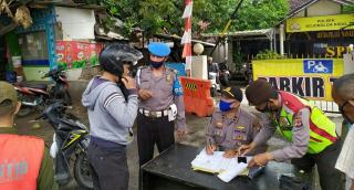 Pelaksanaan Ops Yustisi Penegakan Disiplin Inpres No. 6 Tahun 2020 di Wilkum Polrestabes Bandung Polda Jabar