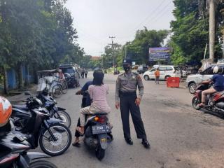 PPKM Kembali diperpanjang Hingga 22 maret,Kapolsek Ciamis polres Ciamis Pimpin OPS Yustisi