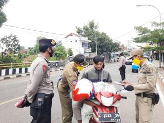 Upaya Cegah Covid-19, Polres Ciamis Polda Jabar Disiplinkan Protokol Kesehatan