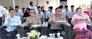 Hari Jadi Bhayangkara ke-80, Polres OKU Resmikan Pusat Gizi dan Berbagi Kasih dengan Penyandang Tunanetra