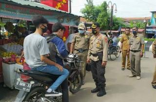 Ops Yustisi Gabungan Tegur Pengguna Jalan di Wilkum Polres Majalengka Polda Jabar