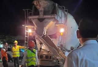 Bupati Mesuji Tinjau Langsung Pekerjaan Pelebaran dan Perbaikan Jalan 