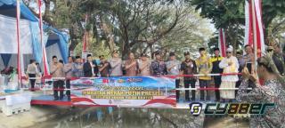 Kolaborasi BAZNAS dan Polres Cilegon Hadirkan Jembatan Merah Putih Presisi di Kadipaten