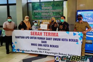 MKKS SMA Kota Bekasi Berikan Bantuan APD ke RSUD dr.Chasbullah Abdulmadjid