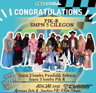 PIK-R SMPN 5 Cilegon Raih Dua Prestasi di Ajang ADUJAK 2026
