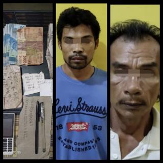  Dua Pelaku Bandar Togel Diamankan Polsek Rengat Barat