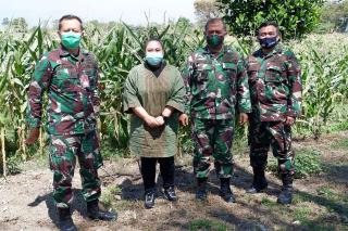 Waaspotdirga Kasau Survei Lapangan Program Ketahanan Pangan di Lanud Sulaiman