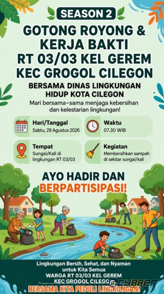 Gotong Royong Warga RT 03/03 Gerem Memasuki Minggu Kedua, Empat RT Turut Bergerak