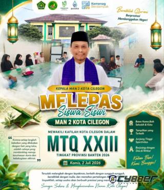 12 Siswa-Siswi MAN 2 Kota Cilegon Wakili Kota Cilegon di MTQ XXIII Banten 2026, Kepala Madrasah: Mohon Doa Masyarakat