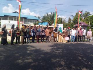 Puluhan Warga Balai Raja, Hadiri Pemanggilan dari PN Bengkalis