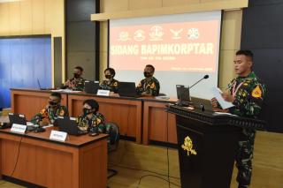 Pejabat Menkortar AAL Ikuti Sidang Bapimkorptar Tahun 2020 Secara Virtual