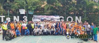 MIERT Zona 3 Bersama BPBD dan Kelurahan Gerem Gelar Simulasi Tanggap Darurat Gempa Bumi dan Tsunami