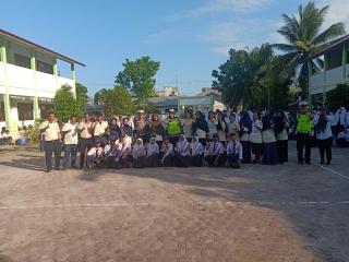Polres Tanjung Balai,Police Go To School di SMP N 12 Kota Tanjung Balai