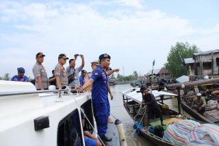 Kapolres Sergai Bersama Pol Air Polres Sergai Laksanakan Giat Patroli di Perairan Sergai