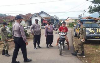 TNI-Polri dan Satpol PP Gelar Ops Yustisi di Wilkum Polres Majalengka Polda Jabar, Warga Tak Pakai Masker Ditindak