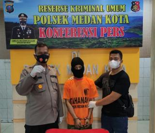 Miliki Sabu 0,17 Gram, DN Diamankan Polsek Medan Kota