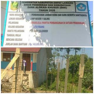 Kepala SMP Negeri Saling Alergi Terhadap Wartawan, Ada Apa....??