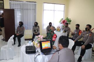 Kapolres Ciamis Tinjau Kampung Tangguh Lodaya di Desa Giri Laya Panawangan