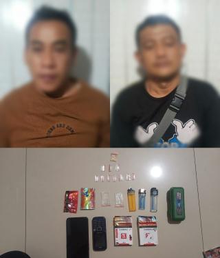 Langgar UU Narkotika, Dua Pelaku Diciduk Satresnarkoba Polres Lamsel