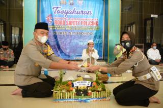 Polres Situbondo Gelar Tasyakuran HUT ke-65 Lalu Lintas Bhayangkara