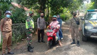 Tiga Pilar Kecamatan Buahdua Gelar Ops Yustisi