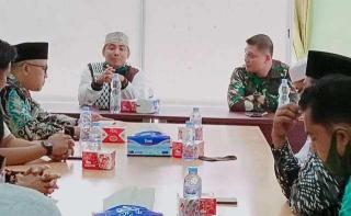 Kunjungan Silaturrahim Dandim 0313/KPR  Disambut Ketua Umum MUI Kabupaten Kampar