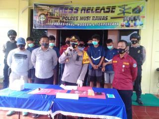 Polres Musi Rawas Kejar Pemasok Untuk Empat Bandar Narkoba Jenis Sabu