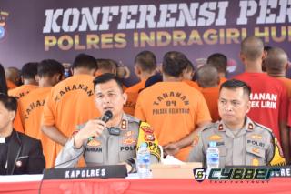 Sepanjang bulan September Polres Inhu Ungkap 39 Tersangka Kasus Narkoba
