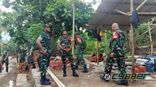 Danrem Tinjau Progres TMMD ke-128 Kodim 0623/Cilegon di Pulomerak