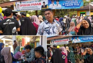 Operasi Pasar Murah Disperindag Cilegon di Gerem Diserbu Warga, Dua Jam Seluruh Stok Ludes