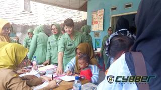 Penyuluhan KB dan Kesehatan TMMD ke-128 Kodim 0623/Cilegon Dorong Penurunan Stunting di Pulomerak