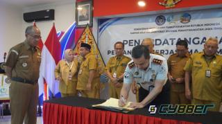 Penandatanganan Nota Kesepakatan antara Lapas Purwokerto dan Pemkab Banyumas Perkuat Pembinaan Kemandirian