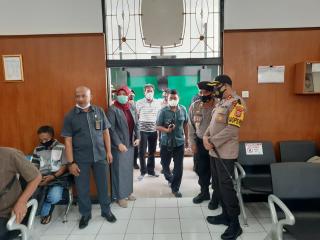 Kapolres Sumedang, Pimpin Pengamanan Audiensi FK-OTD Dengan Pengadilan Negeri Sumedang