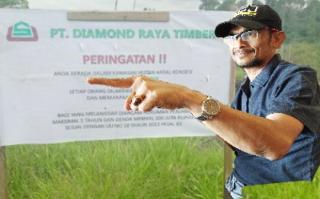 Izin PT. Diamond Raya Timber Dipertanyakan, Humas Agus Setiawan Membantah