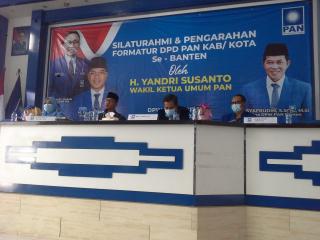 Silaturahmi dan Pengarahan Formatur DPD PAN se-Banten Bersama H. Yandri Susanto