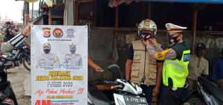 Ditlantas Polda Banten Berikan Himbauan dan Edukasi Ke Masyarakat Saat Ops Zebra Kalimaya Hari Kesepuluh